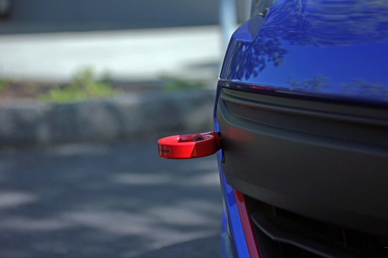 Perrin 18-21 WRX/STI / 13-20 & 2022 BRZ / 17-20 Toyota 86 Front Tow Hook Kit - Red