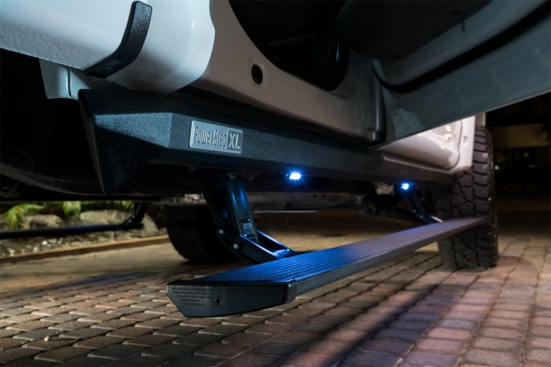 AMP Research 18-22 Jeep Wrangler JL 2DR PowerStep XL - Black (Incl OEM Style Illumination)