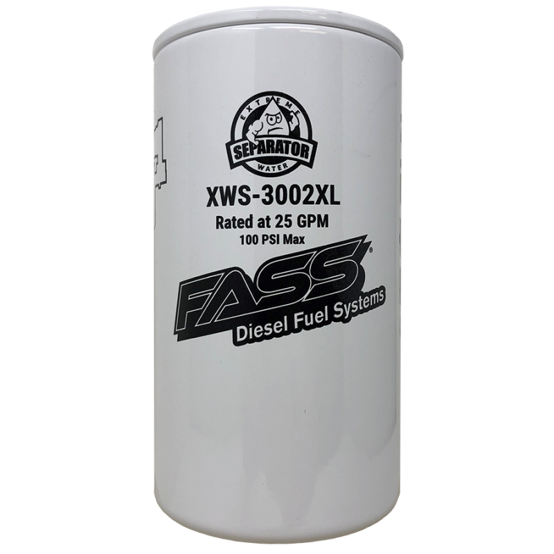 FASS Hydroglass Titanium Signature Series Extended Length Extreme Water Separator