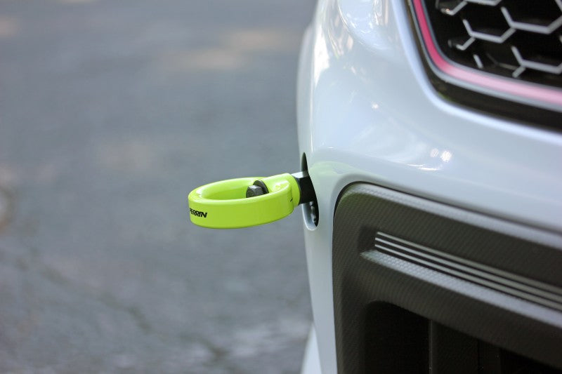 Perrin 18-21 WRX/STI / 13-20 & 2022 BRZ / 17-20 Toyota 86 Front Tow Hook Kit - Neon Yellow