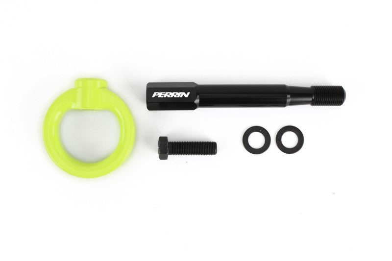 Perrin 18-21 WRX/STI / 13-20 & 2022 BRZ / 17-20 Toyota 86 Front Tow Hook Kit - Neon Yellow