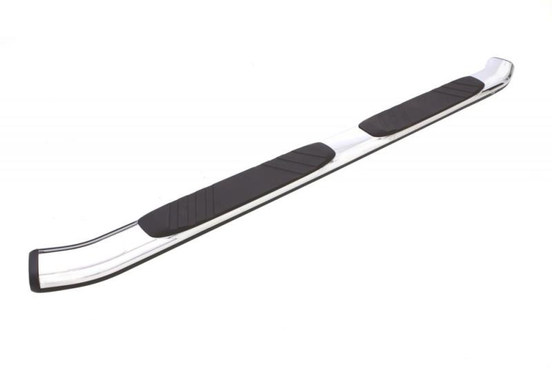 Lund 07-17 Chevy Silverado 1500 Crew Cab (Excl. 11-17 Diesel) 5in. Oval Bent Nerf Bars - Chrome