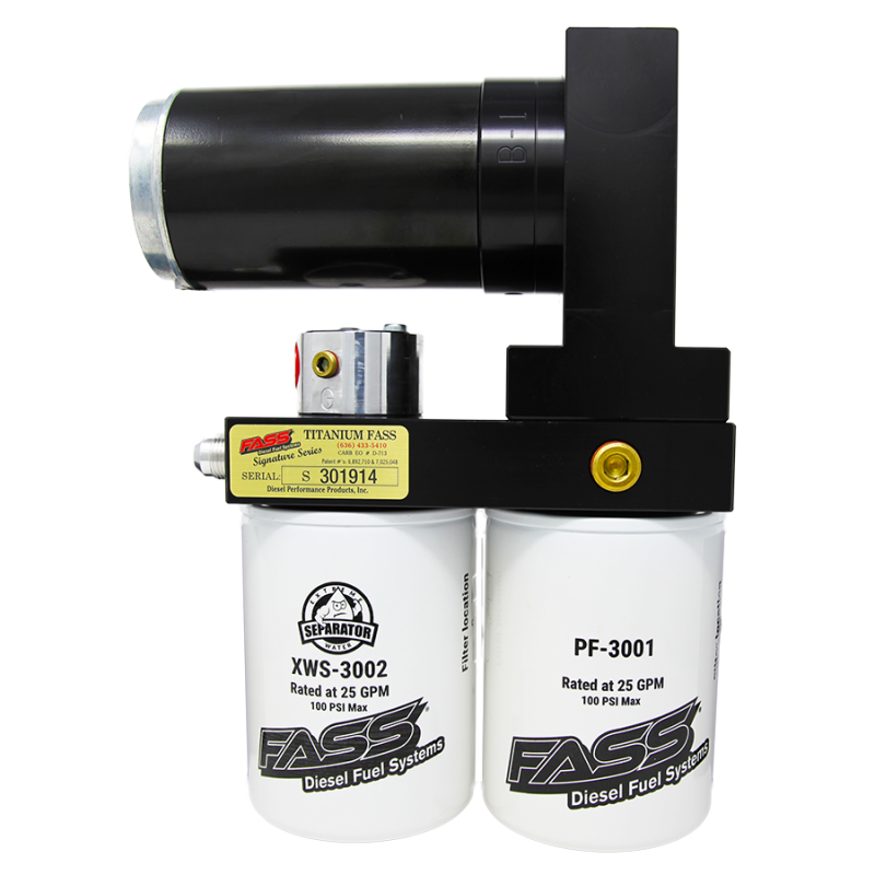FASS 05-17 Dodge 2500/3500 Cummins 290gph Titanium Series Fuel Air Separation System