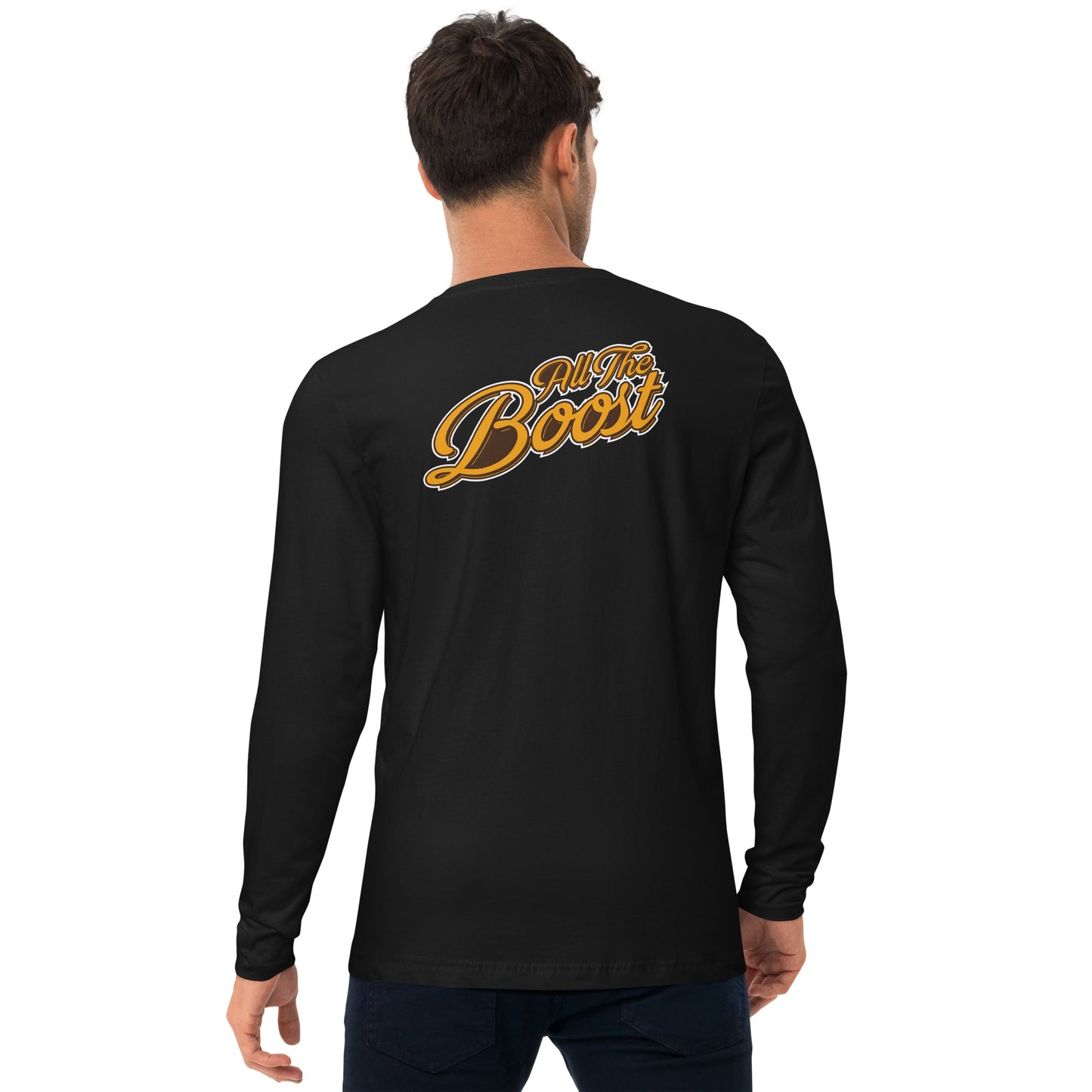 All the Boost Long Sleeve Fitted Crew