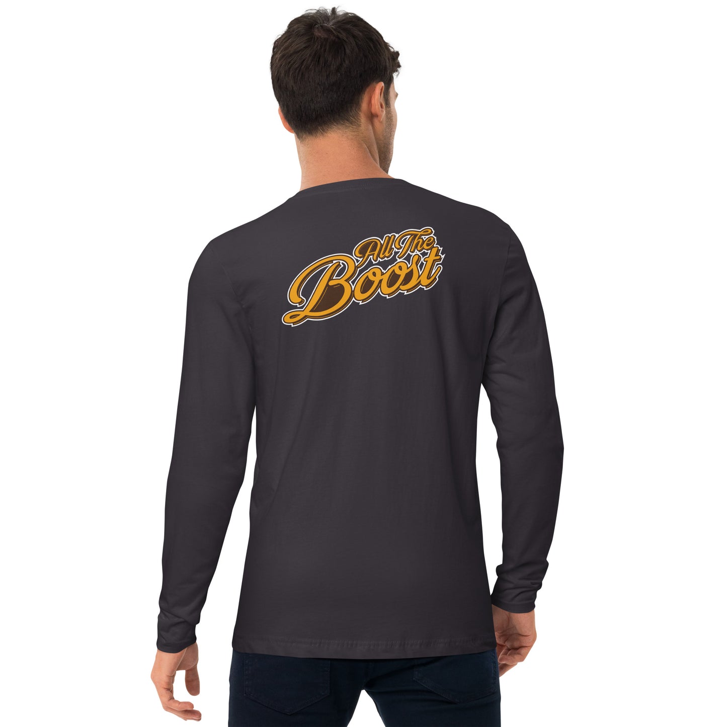 All the Boost Long Sleeve Fitted Crew