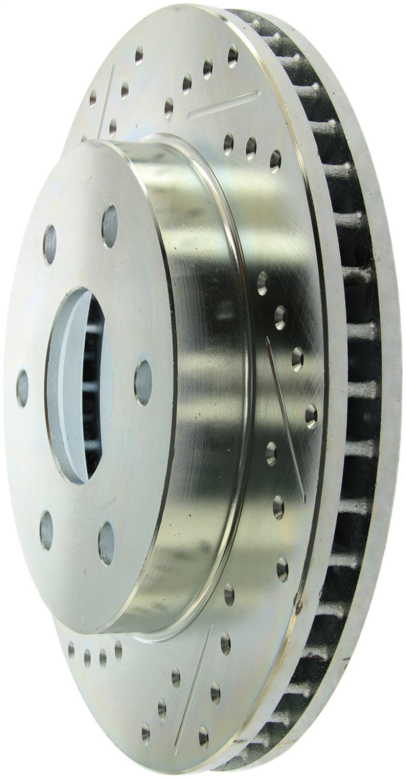 StopTech Select Sport 02-06 Cadillac Escalade / Avalanche 1501 Slotted & Drilled Right Front Rotor