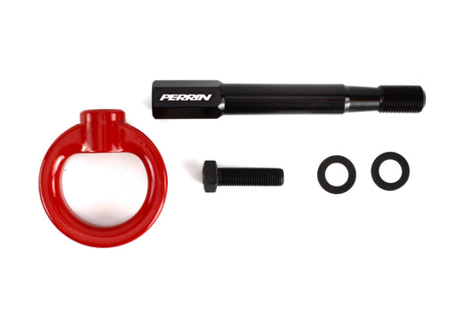 Perrin 18-21 WRX/STI / 13-20 & 2022 BRZ / 17-20 Toyota 86 Front Tow Hook Kit - Red