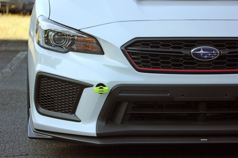 Perrin 18-21 WRX/STI / 13-20 & 2022 BRZ / 17-20 Toyota 86 Front Tow Hook Kit - Neon Yellow