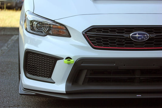 Perrin 18-21 WRX/STI / 13-20 & 2022 BRZ / 17-20 Toyota 86 Front Tow Hook Kit - Neon Yellow