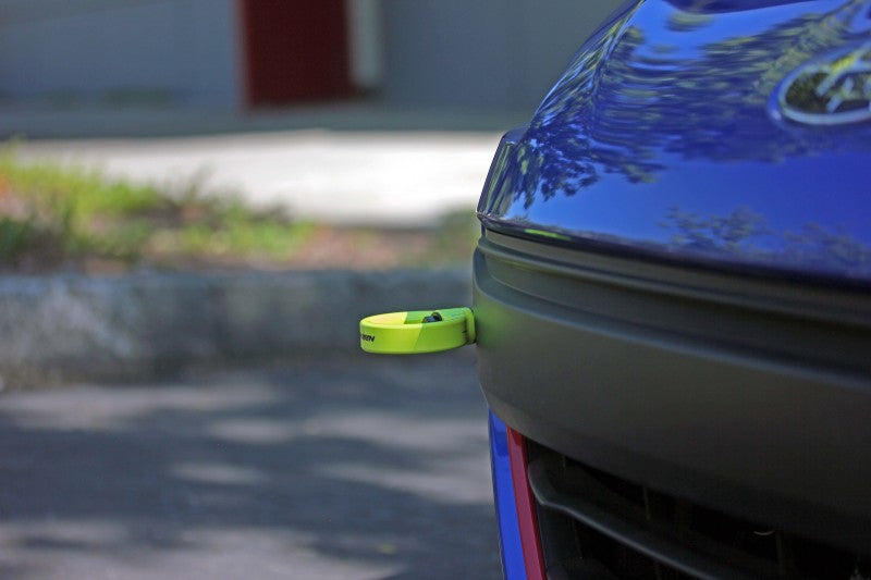 Perrin 18-21 WRX/STI / 13-20 & 2022 BRZ / 17-20 Toyota 86 Front Tow Hook Kit - Neon Yellow
