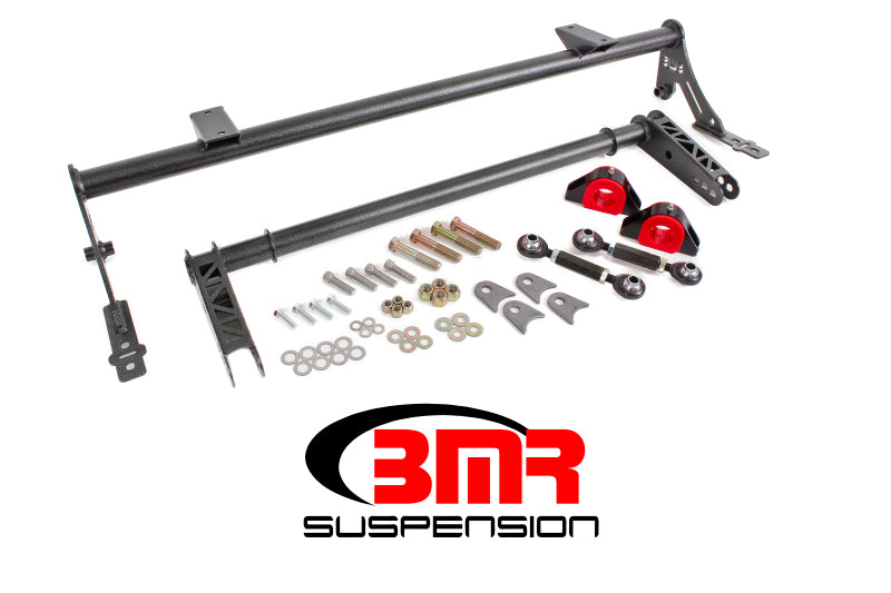 BMR 05-14 S197 Mustang Rear Bolt-On Hollow 35mm Xtreme Anti-Roll Bar Kit (Poly) - Black Hammertone