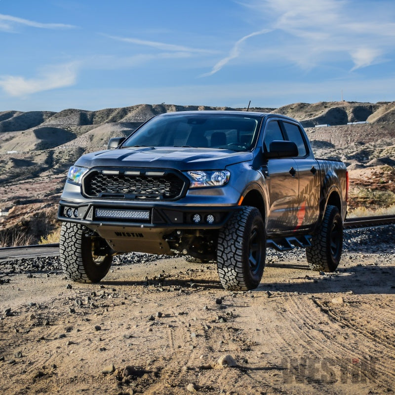 Westin 19-20 Ford Ranger Outlaw Front Bumper - Textured Black