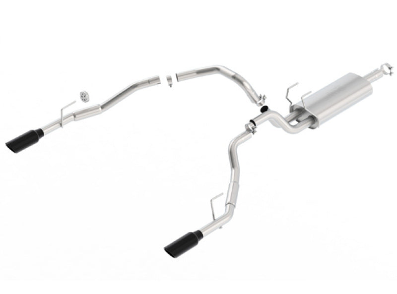 Borla 09-17 Dodge Ram 1500 5.7L V8 3in to Dual 2.5in Single Round Rolled Angle-Cut S-type Exhaust