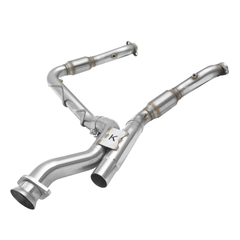 Kooks 17-19 Ford F150 Raptor EcoBoost 3.5L V6 3in Stainless GREEN Catted Turbo Down Pipes