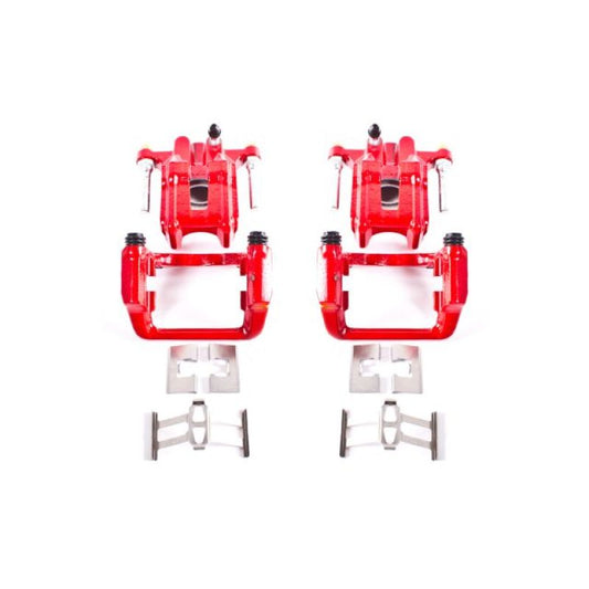 Power Stop 01-03 Acura CL Rear Red Calipers w/Brackets - Pair
