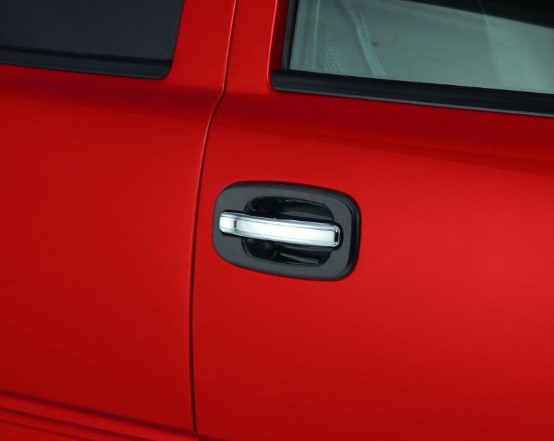 AVS 99-07 Chevy Silverado 1500 (Handle Only) Door Lever Covers (2 Door) 2pc Set - Chrome