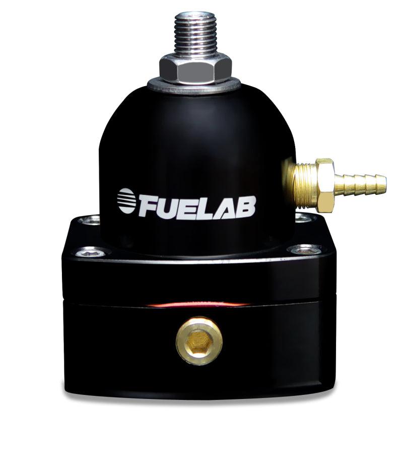 Fuelab 535 EFI Adjustable Mini FPR 25-90 PSI (2) -6AN In (1) -6AN Return - Black