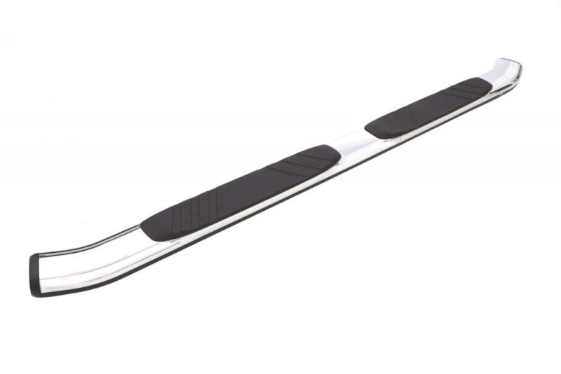 Lund 07-17 Chevy Silverado 1500 Ext. Cab (Excl. 11-17 Diesel) 5in. Oval Bent Nerf Bars - Chrome