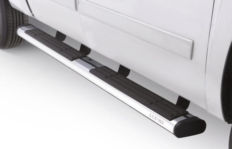 Lund 07-17 Chevy Silverado 1500 Ext. Cab 6in. Oval Straight Chrome Nerf Bars - Chrome