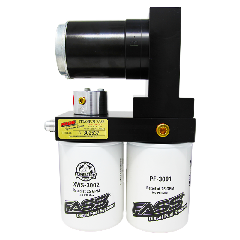 FASS 98.5-04.5 Dodge 2500/3500 Cummins 165gph Titanium Signature Series Fuel Air Separation System