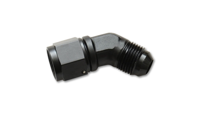 Vibrant -4AN Female to -4AN Male 45 Degree Swivel Adapter Fitting