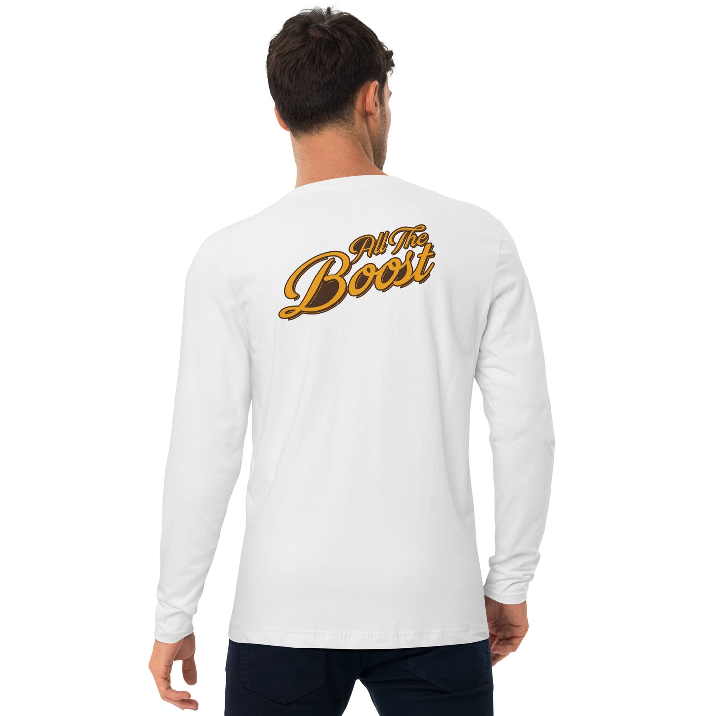 All the Boost Long Sleeve Fitted Crew